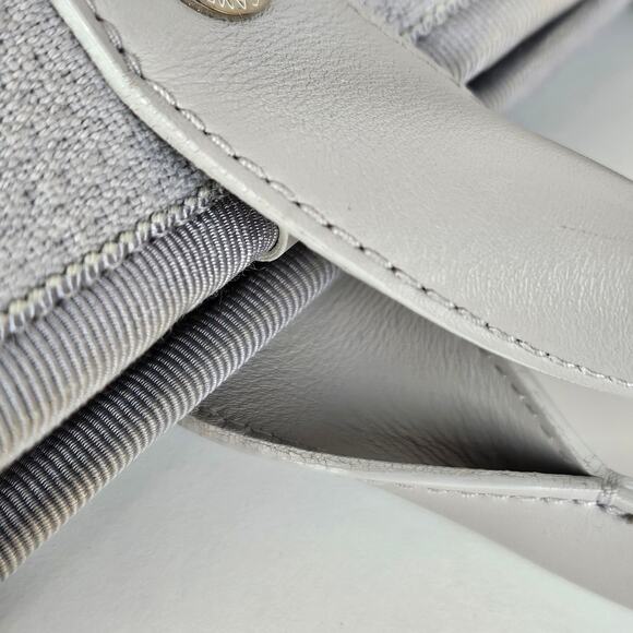 Chanel Small NM Deauville Canvas Tote Gris / Gray - Picture 8 of 14